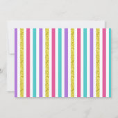 Editable High Five Birthday Foto Einladung (Rückseite)