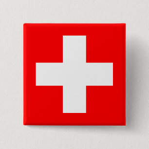 Editable Hintergrund, die Flagge von der Schweiz Button