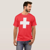 Editable Hintergrund Farbe, die Flagge von der T-Shirt (Vorne ganz)