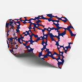 Editable Hintergrund-Farbe Kirschblüte oder Krawatte (Gerollt)