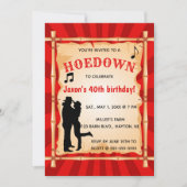 Editable Hoedown Shindig Country Western Geburtsta Einladung (Vorderseite)