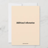 Editable Hoedown Shindig Country Western Geburtsta Einladung (Rückseite)