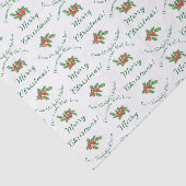 Editable Holiday Backgeschenk Weiß Frohe Weihnacht Seidenpapier (Ausschnitt)