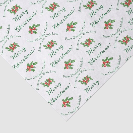 Editable Holiday Backgeschenk Weiß Frohe Weihnacht Seidenpapier (Ausschnitt)