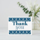 Editable Holiday Christmas Vielen Dank Postkarte (Stehend Vorderseite)