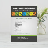 Editable Home Services Flyer Template Einladung (Stehend Vorderseite)