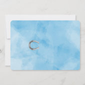 Editable Horse Birthday Foto Einladung (Rückseite)