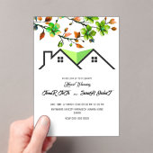 Editable House Warming Invitation, House Warming P Acryleinladungen (Insitu (Handheld))