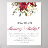 Editable How Big is Mommy's Bly Game Poster (Vorne)
