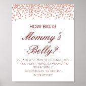 Editable How Big is Mommy's Bly Game Poster (Vorne)