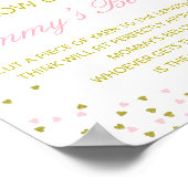 Editable How Big is Mommy's Bly Game Poster (Ecke)