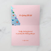 Editable - Ich bin zu Weihnachten Zuhause Karte (Innenseite)