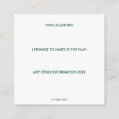 Editable Intricate Indian Archway UAWG Begleitkarte (Rückseite)