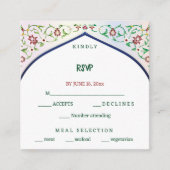 Editable Intricate Indian Archway UAWG Begleitkarte (Vorderseite)