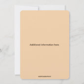 Editable Irish Green Beer Kleeblatt St Patricks Da Einladung (Rückseite)