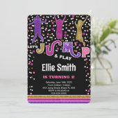 Editable Jump Einladung (Stehend Vorderseite)