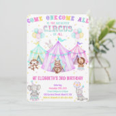 Editable Karneval Einladungen (Stehend Vorderseite)