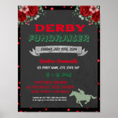 Editable Kentucky Derby Tagesspendenaktion Poster (Vorne)
