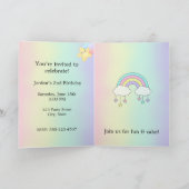 Editable Kids Birthday Invitation Cute Party Desig Karte (Innenseite)
