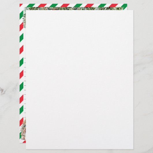 Editable Kids Holiday Weihnachten Wunschliste (Vorne/Hinten)