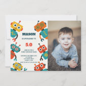 Editable Kids Party Card für Jungen oder Mädchen Einladung (Vorderseite)