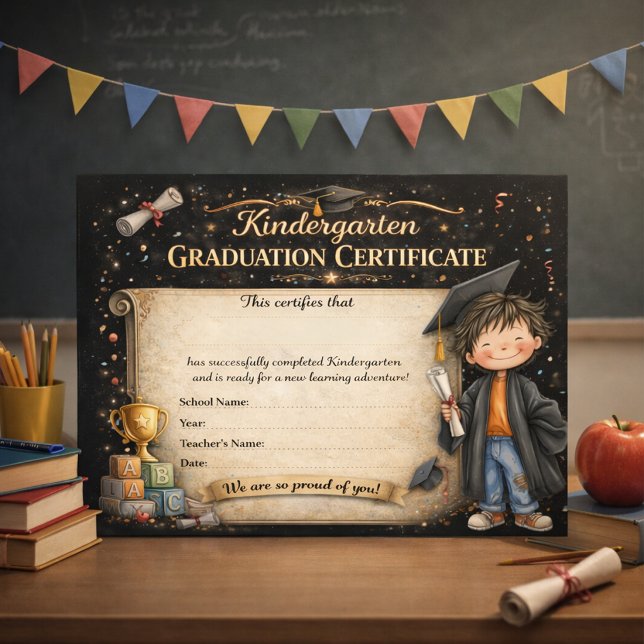 Editable Kindergarten Graduation Celebration  (Von Creator hochgeladen)
