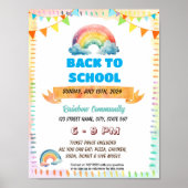 Editable Kindness Regenbogenschule Flyer Poster (Vorne)