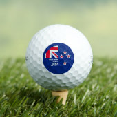 Editable Kiwi New Zealander Golfing Golfball (Insitu T-Shirt)