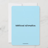 Editable Knight Castle Dragon Birthday Einladung (Rückseite)