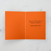 Editable Koi Fish Happy Anniversary Karte (Innenseite)