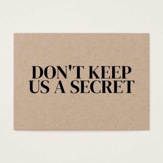 Editable Kraft Resident a Friend Template Card (Vorderseite)