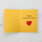 Editable Laptop Internet Verabred Valentinstag Karte (Innenseite)