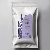 Editable Lavender Tea Labels