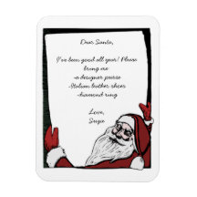 Editable Liebe Santa Wish List