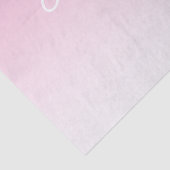 (Editable) Light Pink Color Ombre & Your Text Seidenpapier (Ausschnitt)