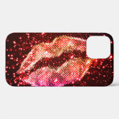 Editable Lip Illustration: Einfaches Grafikdesign Case-Mate iPhone Hülle (Rückseite (Horizontal))
