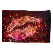 Editable Lip Illustration: Einfaches Grafikdesign Kissenbezug (Rückseite)