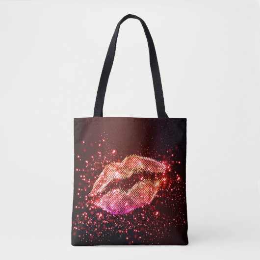 Editable Lip Illustration: Einfaches Grafikdesign Tasche (Vorderseite)