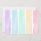 Editable Little Fairy Birthday Party Foto Einladung (Rückseite)