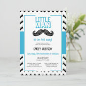 Editable Little Man Einladung (Stehend Vorderseite)