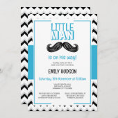 Editable Little Man Einladung (Vorne/Hinten)