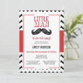 Editable Little Man Einladung (Stehend Vorderseite)