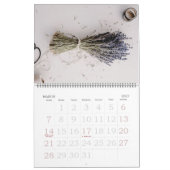 Editable Lovely Lavender Kalender (Mär 2027)