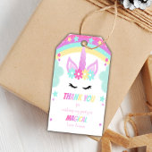 Editable Magical Birthday Favor Labels Geschenkanhänger