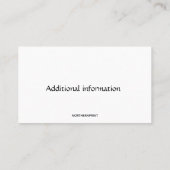 Editable Mandala Massage Therapy Visitenkarte (Rückseite)