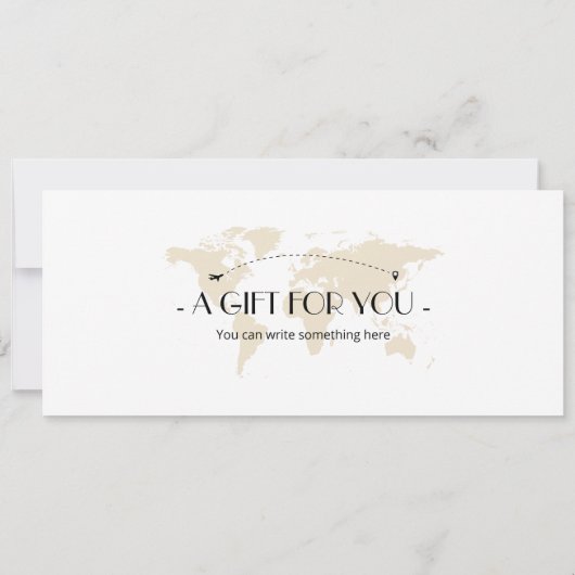 Editable Marrakesch Boarding Pass Flugzeug Ticket Einladung (Rückseite)