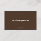 Editable Martial Arts Judo Instructor Visitenkarte (Rückseite)