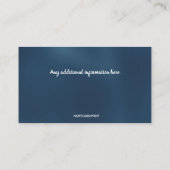 Editable Martial Arts Karate Instructor Visitenkarte (Rückseite)