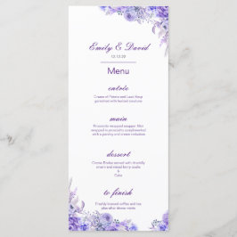 Editable Menu, Wedding Menu, Baby Shower, Bridal Menükarte