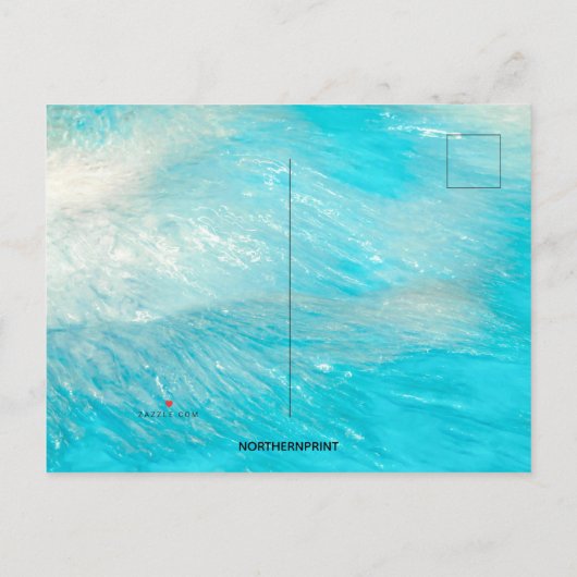 Editable Mermaid Einladung Postkarte (Rückseite)